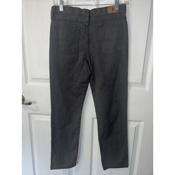 U.S. Polo Assn Boys Straight Twill Pants Size 14 Color Forged Iron‎ Gray - Picture 2 of 9